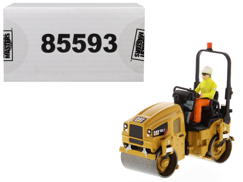 CAT Caterpillar CB-2.7 Utility Compactor with Operator "High Line Series" 1/50 Diecast Model by Diecast Masters  free shipping USA