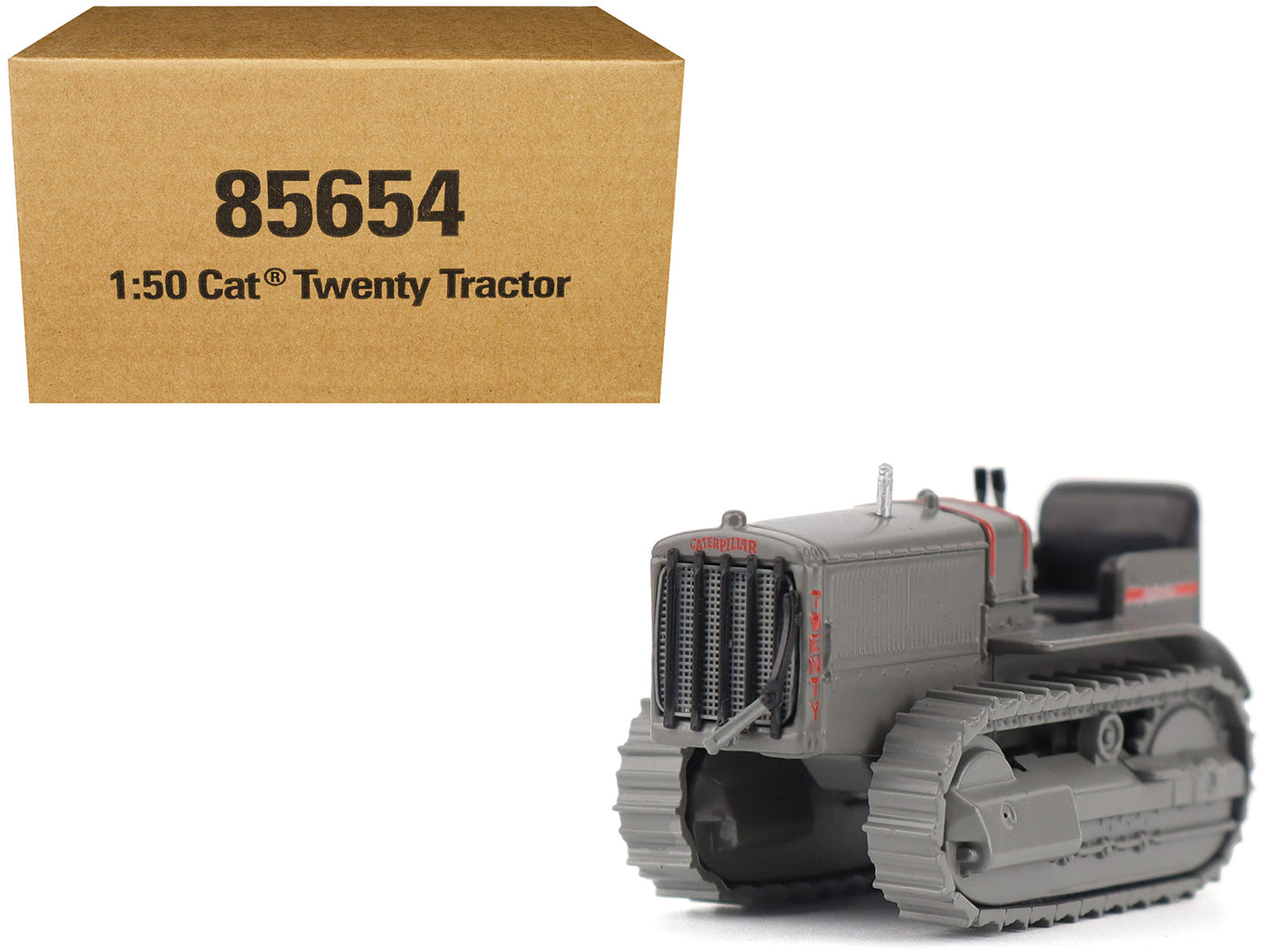 CAT Caterpillar Twenty Tractor Gray "Centennial Series" 1/50 Diecast Model by Diecast Masters  free shipping USA