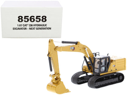 CAT Caterpillar 336 Next Generation Hydraulic Excavator "High Line" Series 1/87 (HO) Scale Diecast Model by Diecast Masters  free shipping USA