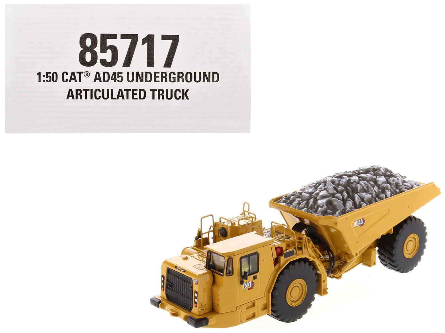CAT Caterpillar AD45 Underground Articulated Truck Yellow "High Line" Series 1/50 Diecast Model by Diecast Masters  free shipping USA