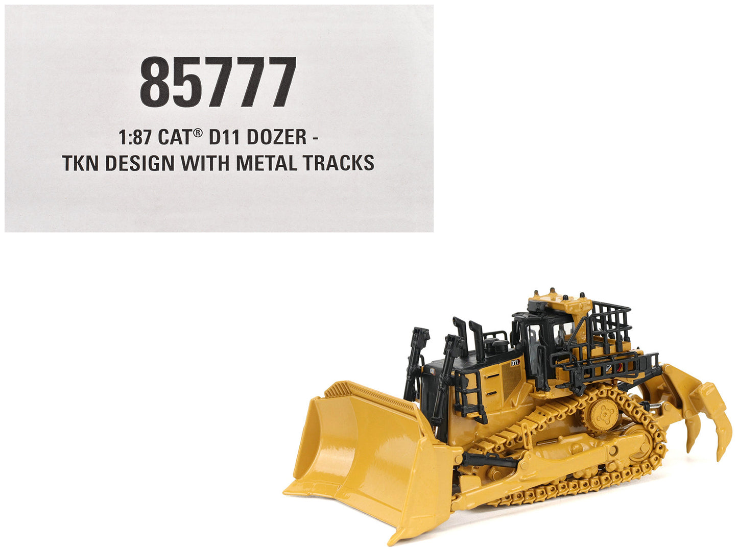 CAT Caterpillar D11 Track Type Dozer TKN Design Yellow "High Line" Series 1/87 (HO) Diecast Model by Diecast Masters  free shipping USA