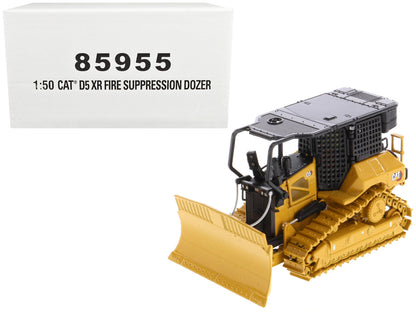 CAT Caterpillar D5 XR Fire Suppression Track Type Dozer Yellow "High Line" Series 1/50 Diecast Model by Diecast Masters  free shipping USA