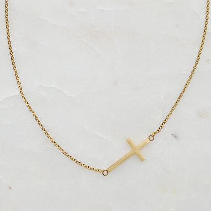 Kayla Cross Necklace by Ellisonyoung.com