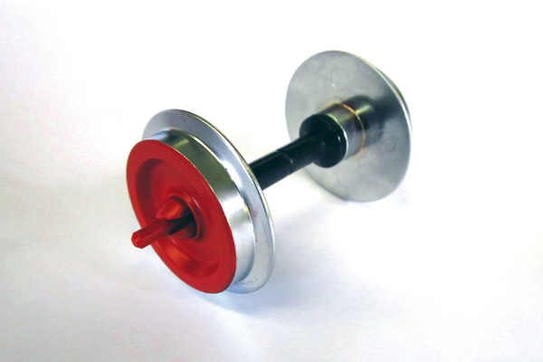 Piko 36166 G Scale Metal Wheelset, 30mm, Plated, Red, 2 Pieces