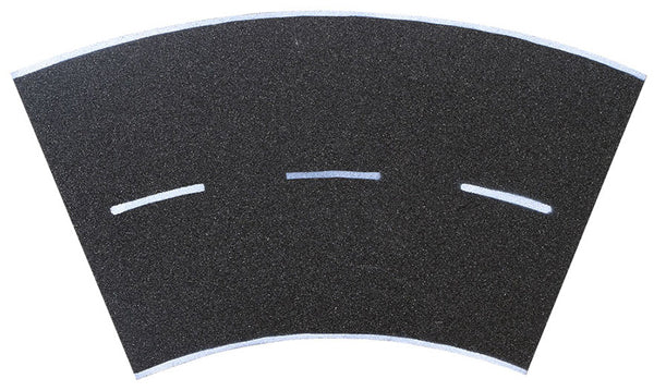 Vollmer 48267 1/87 Asphalt Street Curve Plate, 45 Degree