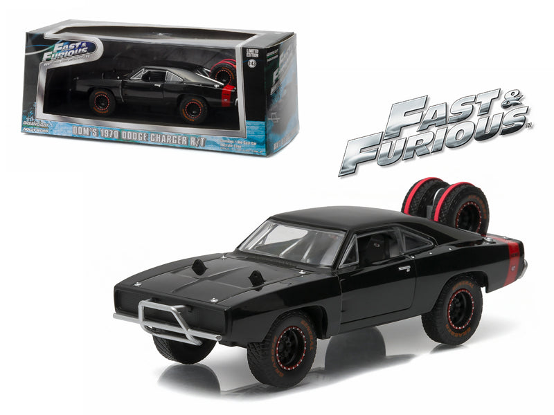 Dom's 1970 Dodge Charger R/T Off Road "Fast and Furious-Fast 7" Movie (2011) Diecast Model Car 1/43 by Greenlight  free shipping USA