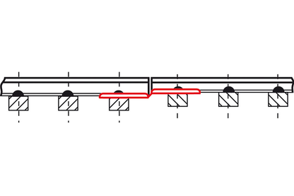 Piko 55294 HO Scale Code 83 Rail Conversion Joiners, 6 Pcs