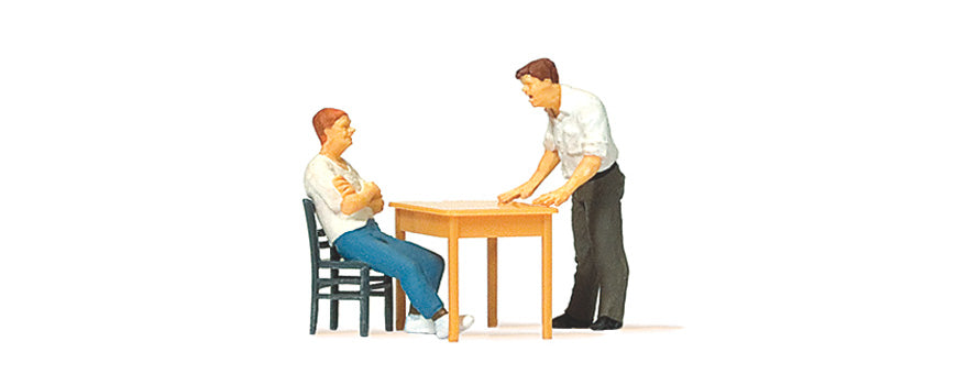 Preiser 28117 HO Scale Under Interrogation Figure Set