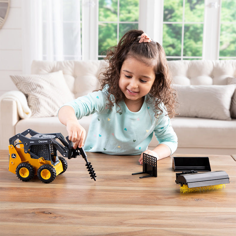 Ertl 47324 1/16 John Deere 318G Skid Steer, Big Farm Series