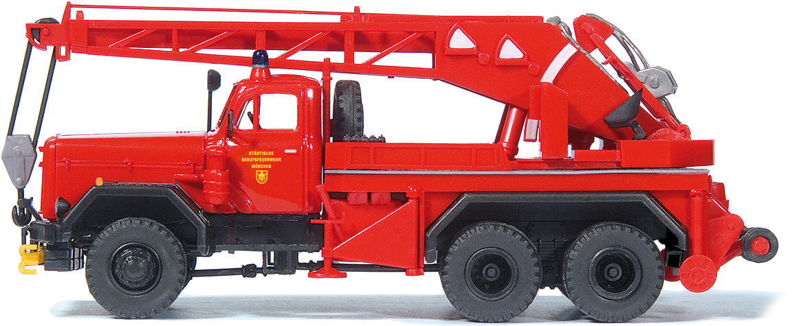 Preiser 31269 HO Magirus 250D 25A KW 16 Crane Truck Kit