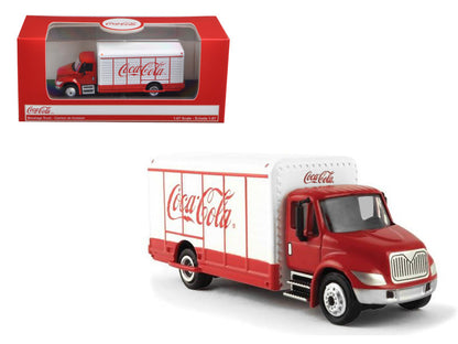 "Coca-Cola" Beverage Truck Red and White 1/87 Diecast Model by Motorcity Classics  free shipping USA