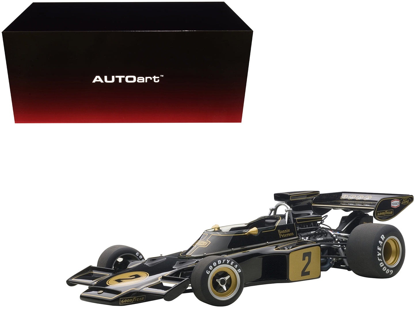 Lotus 72E 1973 Ronnie Peterson #2 1/18 Model Car by Autoart  free shipping USA