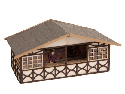Noch 14392 HO Scale Christmas Market Stall Laser-Cut Kit