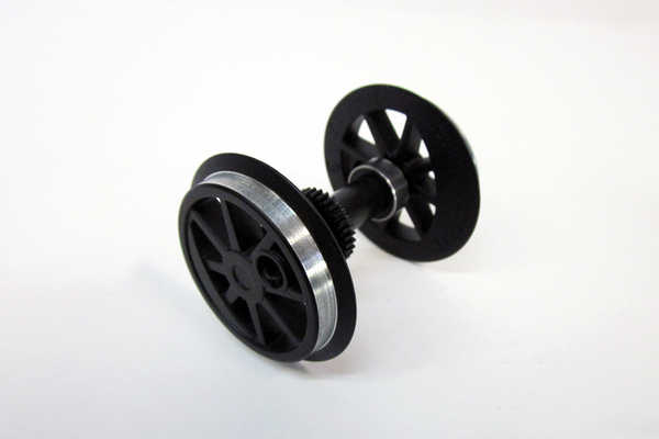 Piko 36078 G Scale BB Geared Wheelset 0-6-0T Black