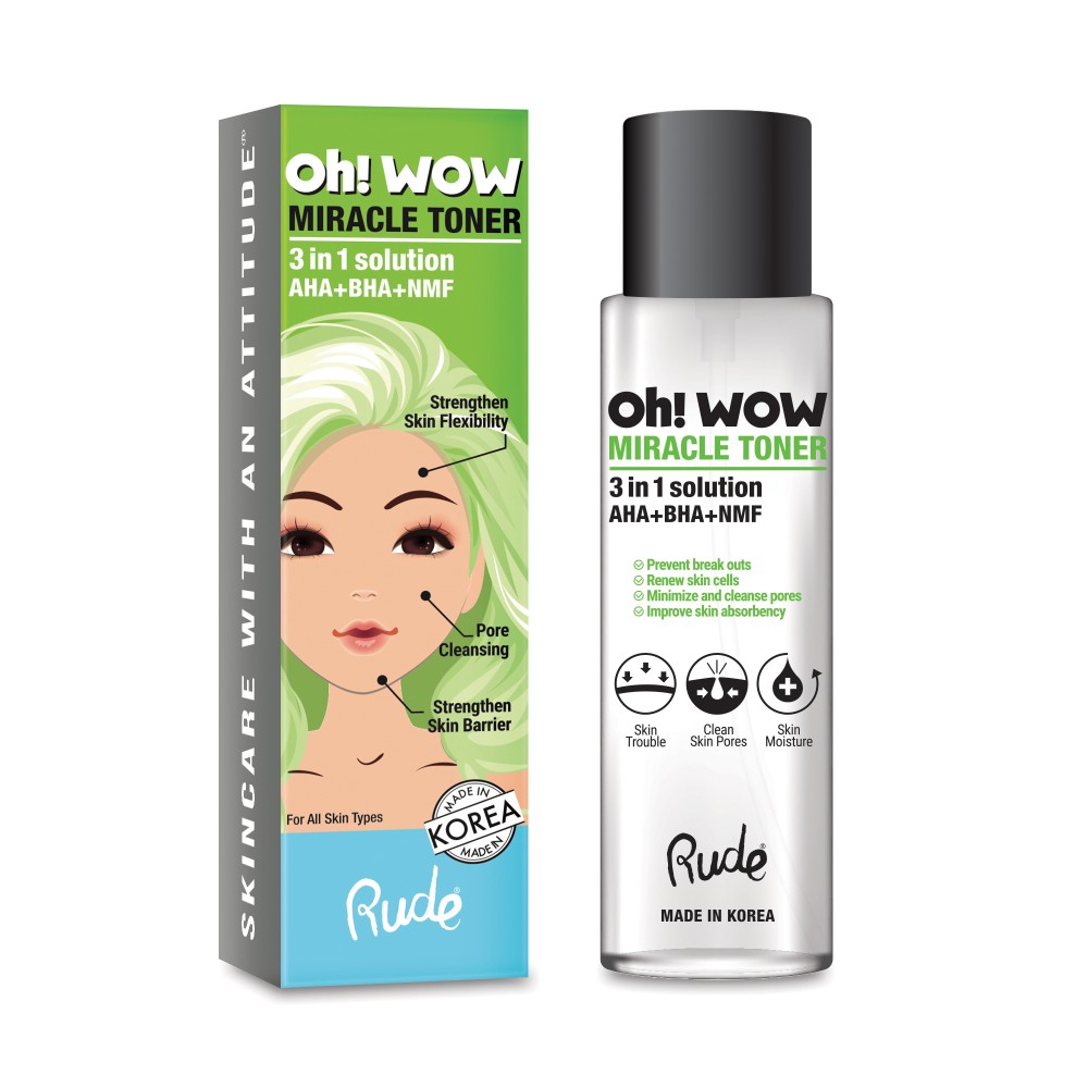 RUDE Oh Wow! Miracle Toner by Avera Group