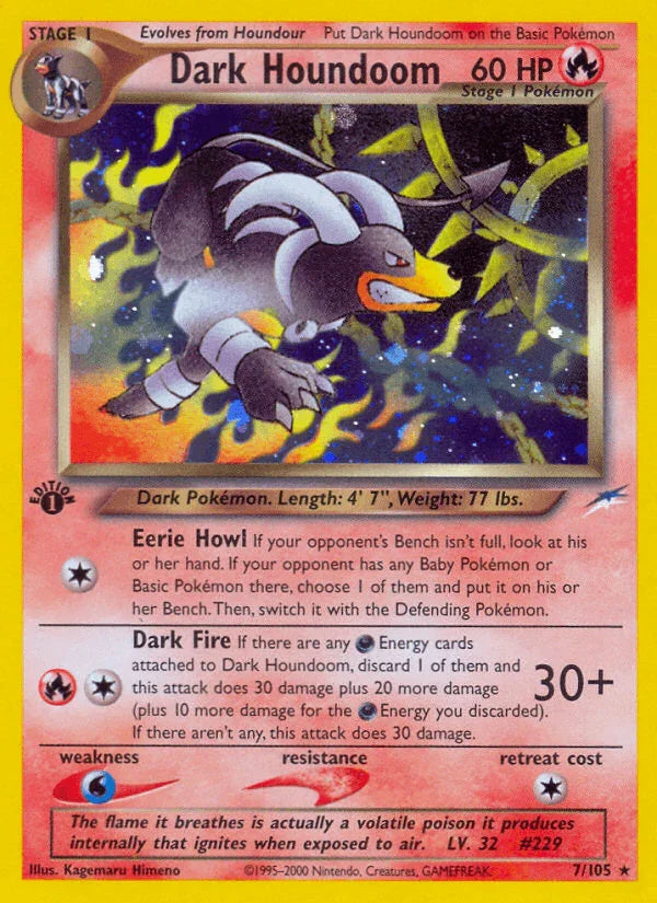 Dark Houndoom (7/105) [Neo Destiny 1st Edition]