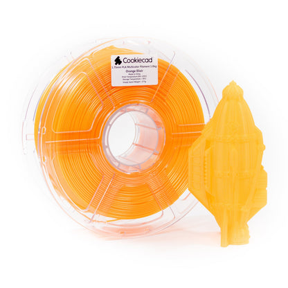 Orange Elixir PLA Filament 1.75mm, 1kg
