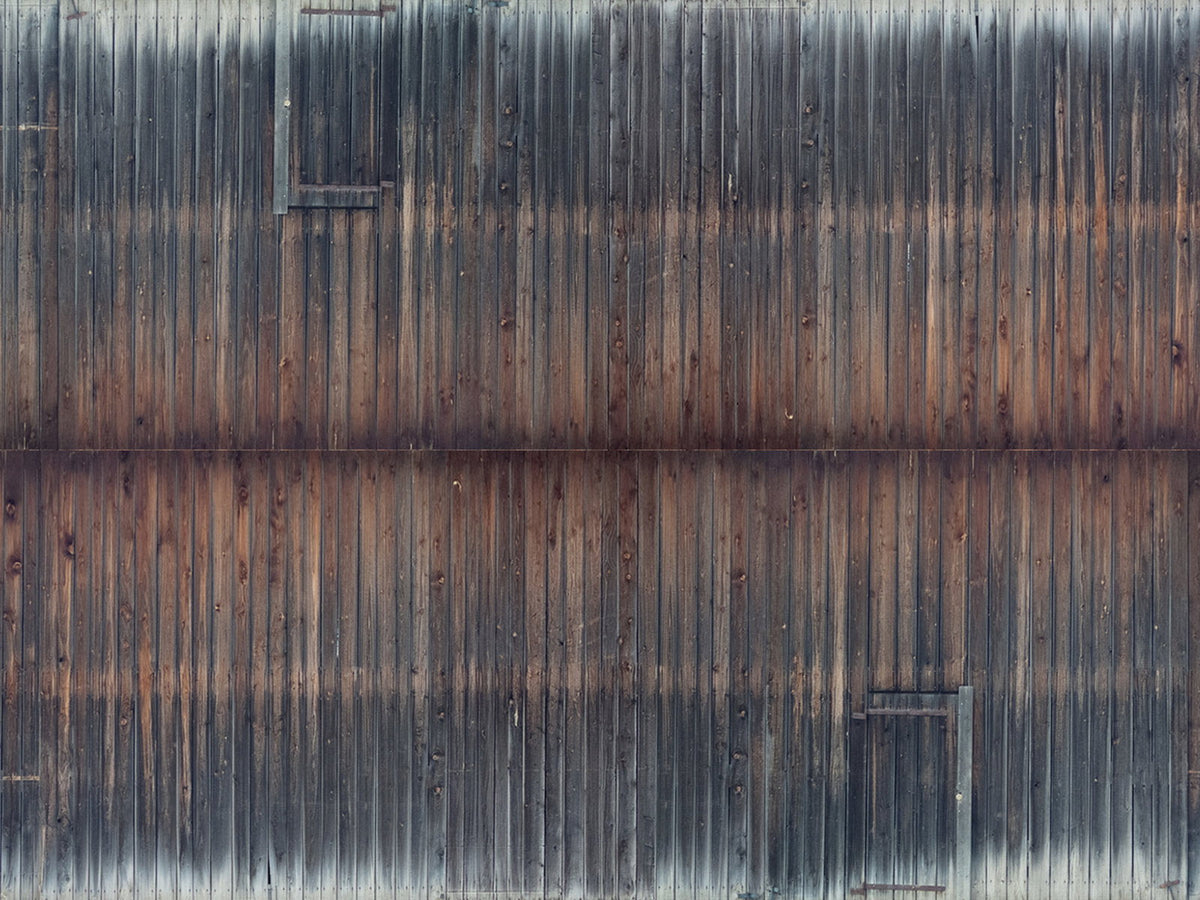 Noch 56665 HO Scale 3D Cardboard Sheet, Weathered Wood Boards