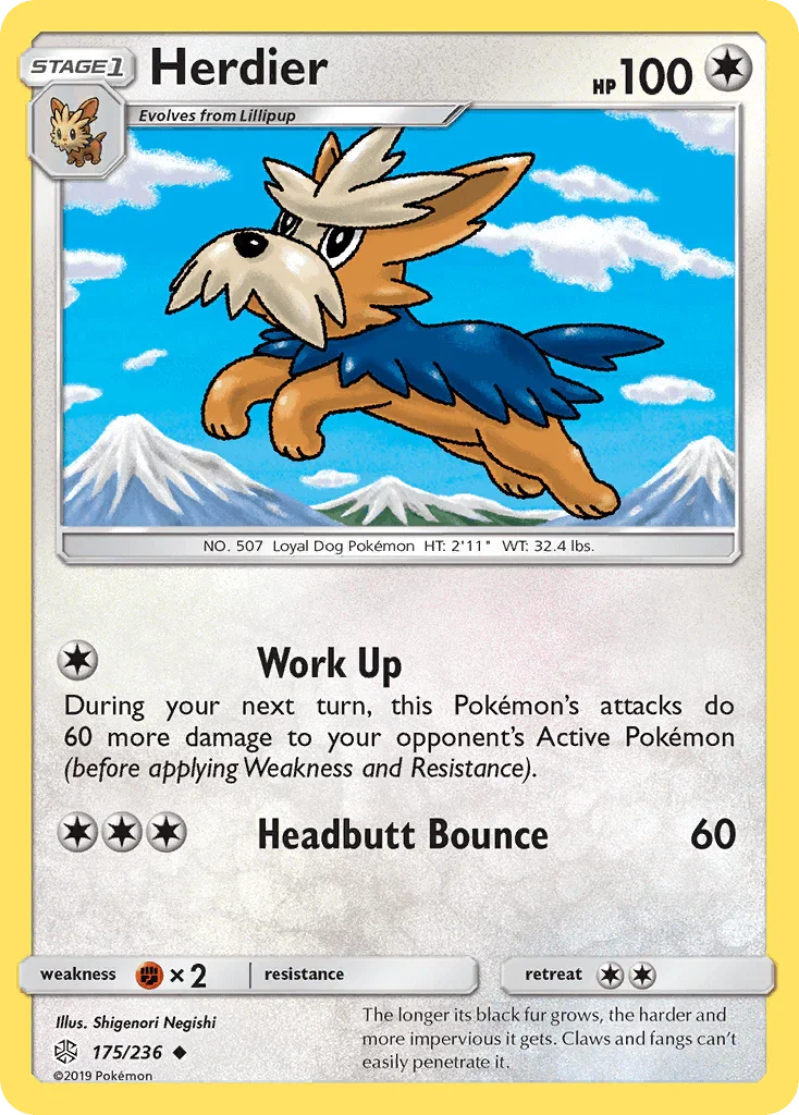 Herdier (175/236) [Sun & Moon: Cosmic Eclipse]
