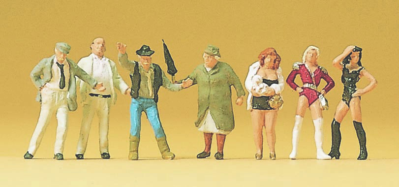 Preiser 10346 HO Scale Night People Figure Set
