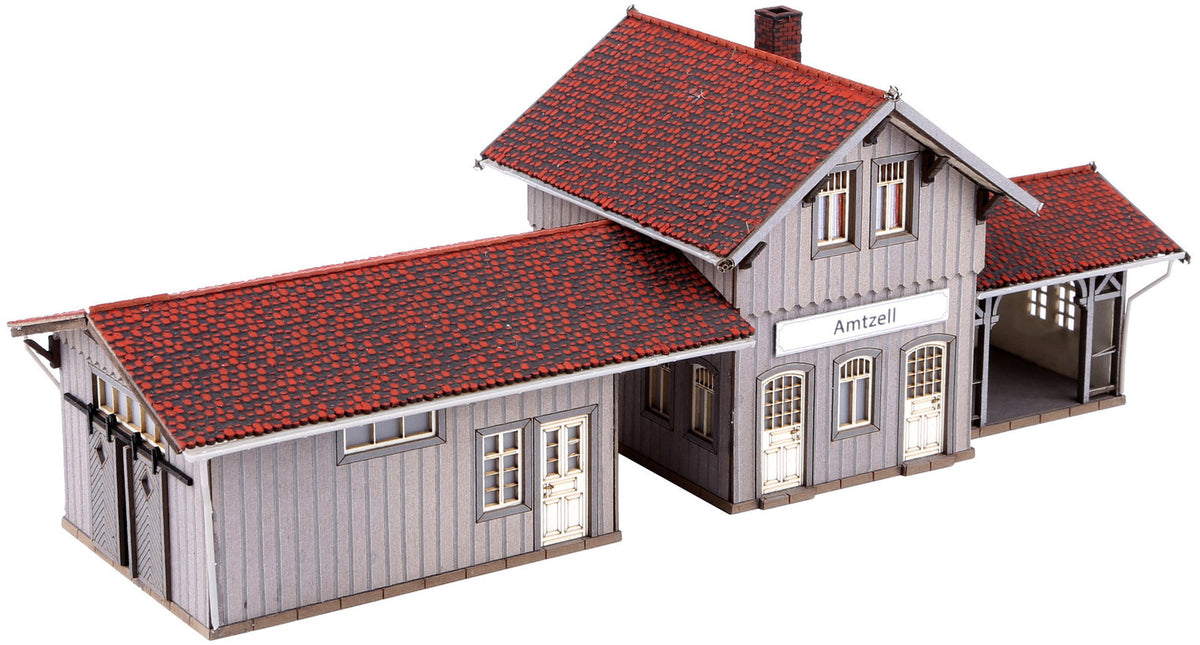 Noch 66001 HO Scale Amtzell Train Station Laser-Cut Kit