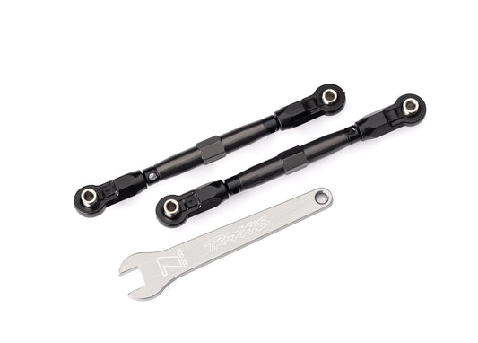 Traxxas 8948-GRAY TUBES 88mm Gray Aluminum Toe Links (2) MAXX / slash