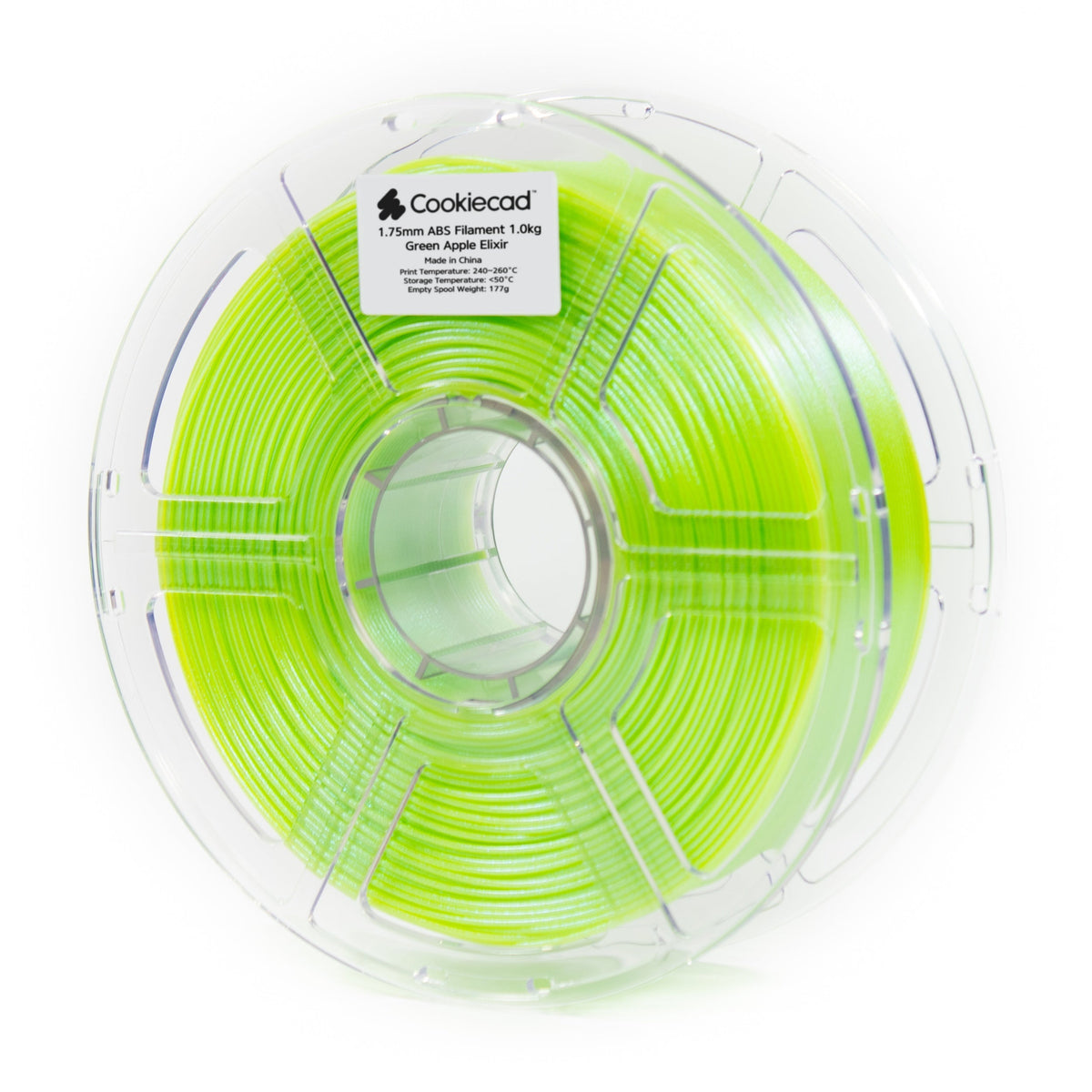 ABS Green Apple Elixir ABS Filament 1.75mm, 1kg