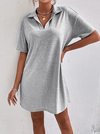 Johnny Collar Short Sleeve Polo Dress