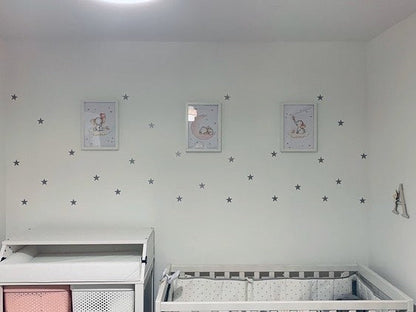 Assorted Shapes Wall Stickers Decal Bedroom Kids Nursery Dressing Room Home Decor Decal *Excludes Rose Gold & Chromes & Glitter Colours - ONE COLOUR/SHAPE PER A PACK by WinsterCreations™ Official Store