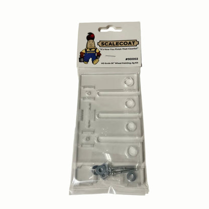 Scalecoat HO Scale 36" Wheel Painting Jig Kit - 90002