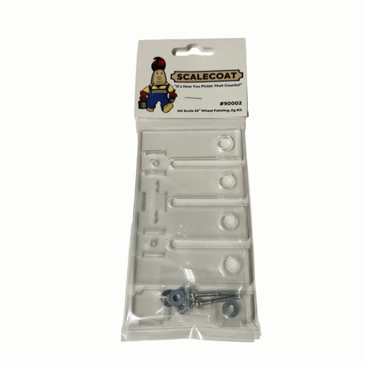 Scalecoat HO Scale 36" Wheel Painting Jig Kit - 90002