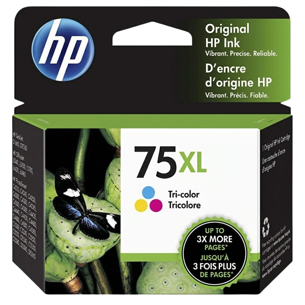 New, Pre-Owned - HP 75XL (CB338WN) Color Ink Cartridge