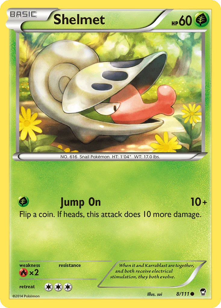 Shelmet (8/111) [XY: Furious Fists]