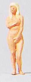 Preiser 29045 HO Scale Individual Figure Taking A Bath - Female Nude