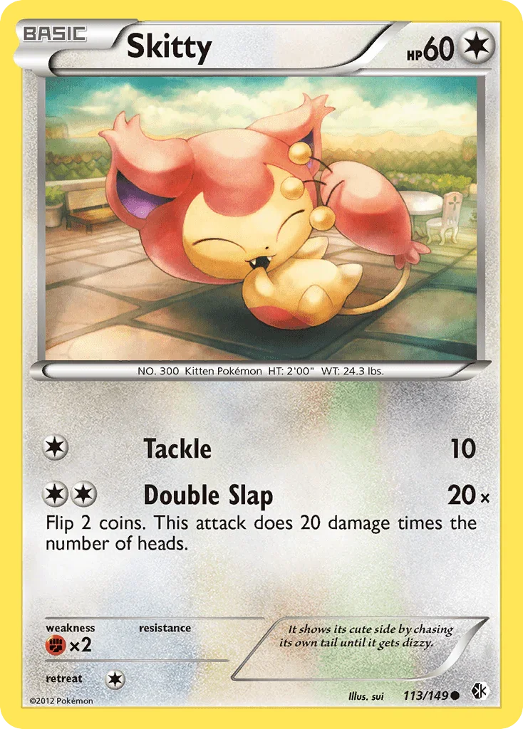 Skitty (113/149) [Black & White: Boundaries Crossed]
