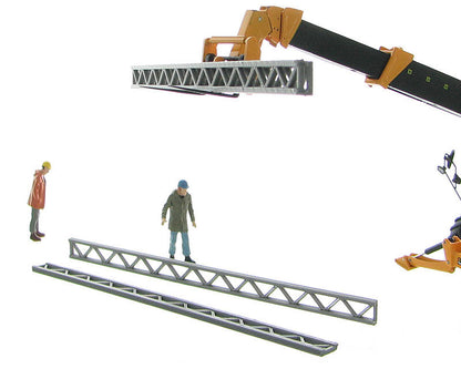 3D To Scale 50-155-GY 1/50 Construction Girders, 4-Pack Grey