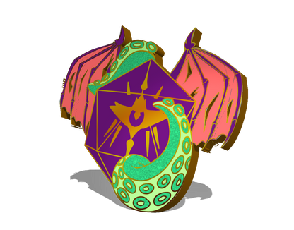 Dungeons & Dragons Role: Warlock Enamel Pin