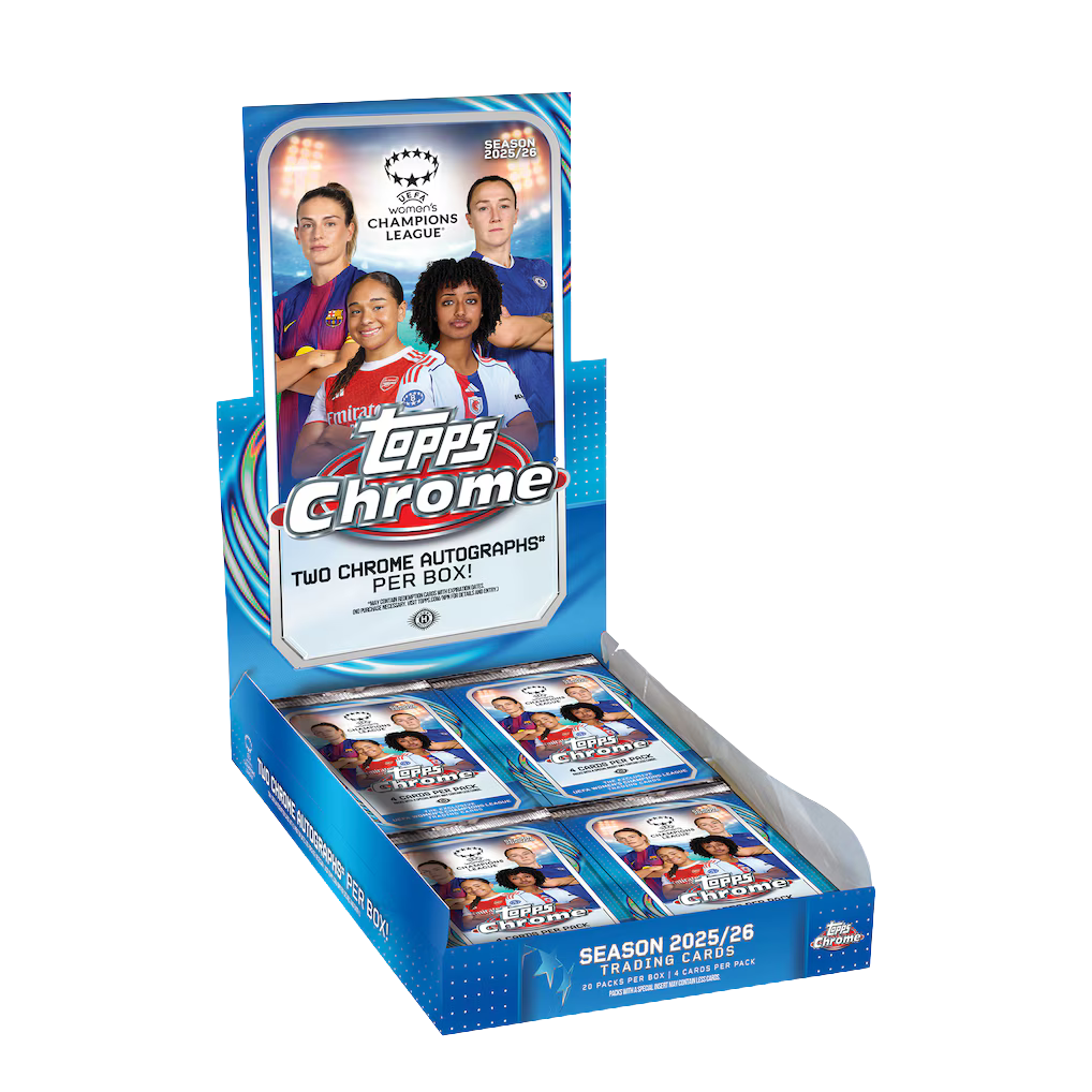 2025-26 Topps Chrome Women's UEFA Champions League Soccer - Hobby Box