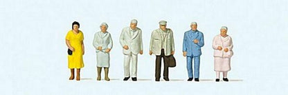 Preiser 14116 HO Scale Passers-By pkg(6)