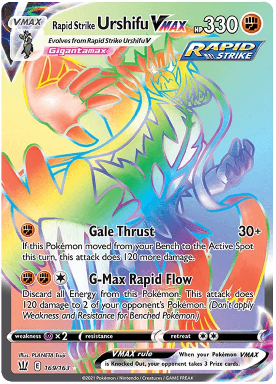 Rapid Strike Urshifu VMAX (169/163) [Sword & Shield: Battle Styles]