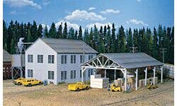 Walthers Cornerstone 933-3059 HO Planing Mill and Shed Kit