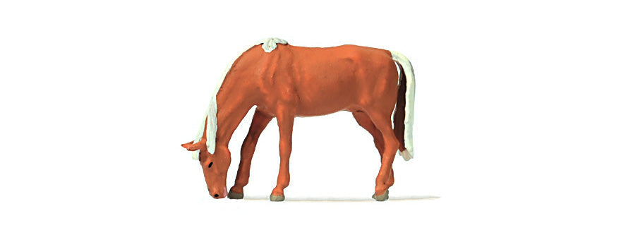 Preiser 29530 HO Scale Grazing Horse Animal Figure