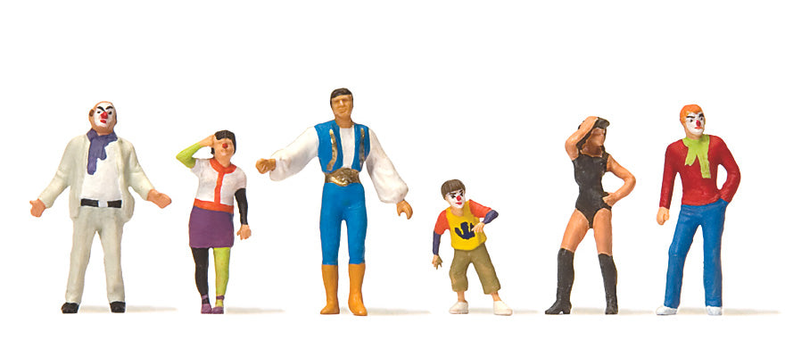 Preiser 24644 HO Scale Carnival Parade Set 3 Figures