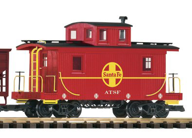 Piko 38108 G Scale Santa Fe Freight R/C Starter Set, 120V