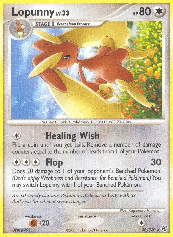 Lopunny (30/130) [Diamond & Pearl: Base Set]