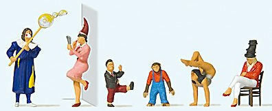 Preiser 20265 HO Scale Circus Artists #1 pkg(6)