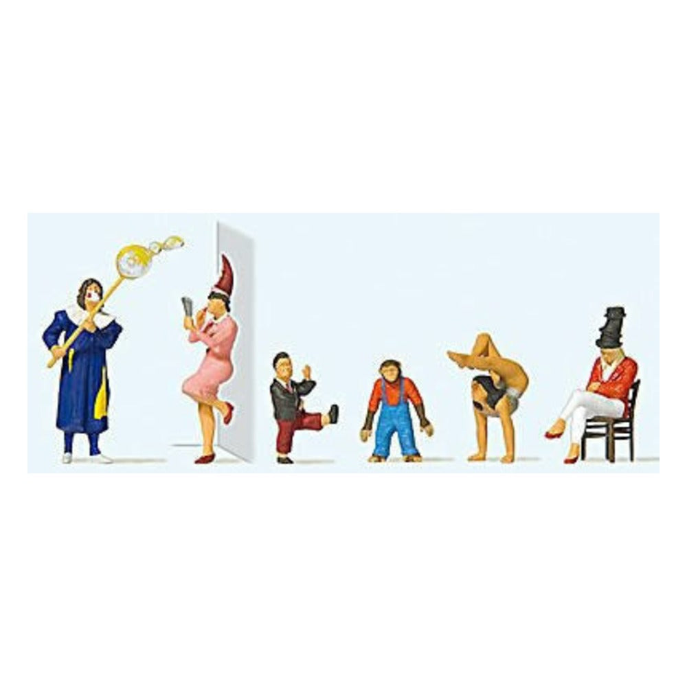 Preiser 20265 HO Scale Circus Artists Figures Set #1 (6)