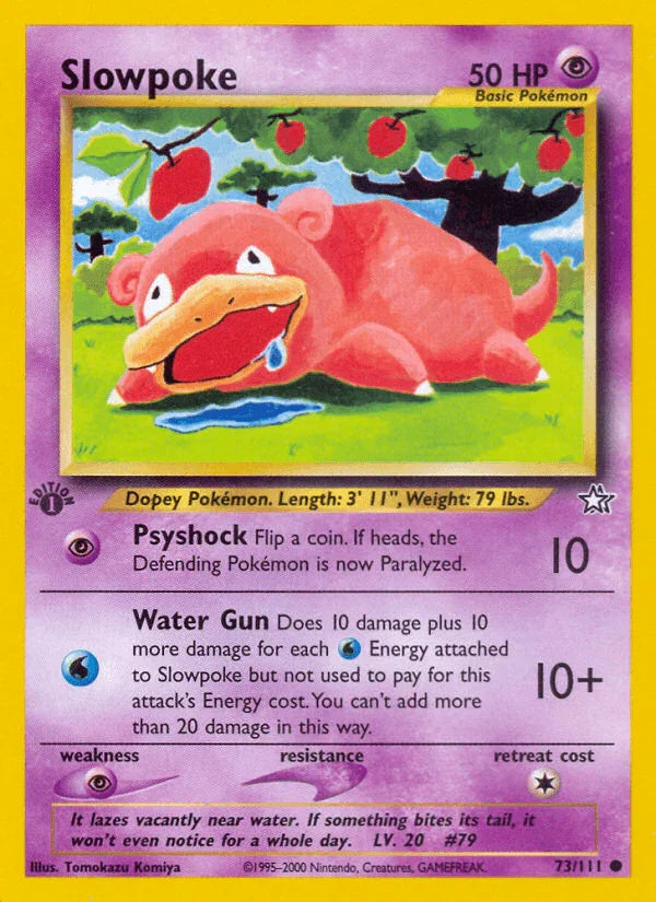 Slowpoke (73/111) [Neo Genesis 1st Edition]