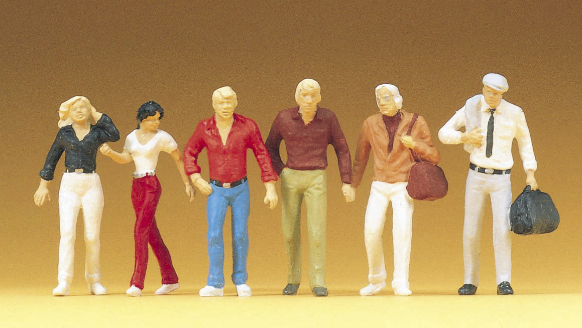 Preiser 68204 1:50 Scale Walking People Figure Set