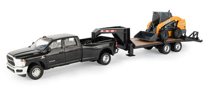 Ertl 47155 1/32 RAM 3500 with Case SV340B Skid Steer, Trailer